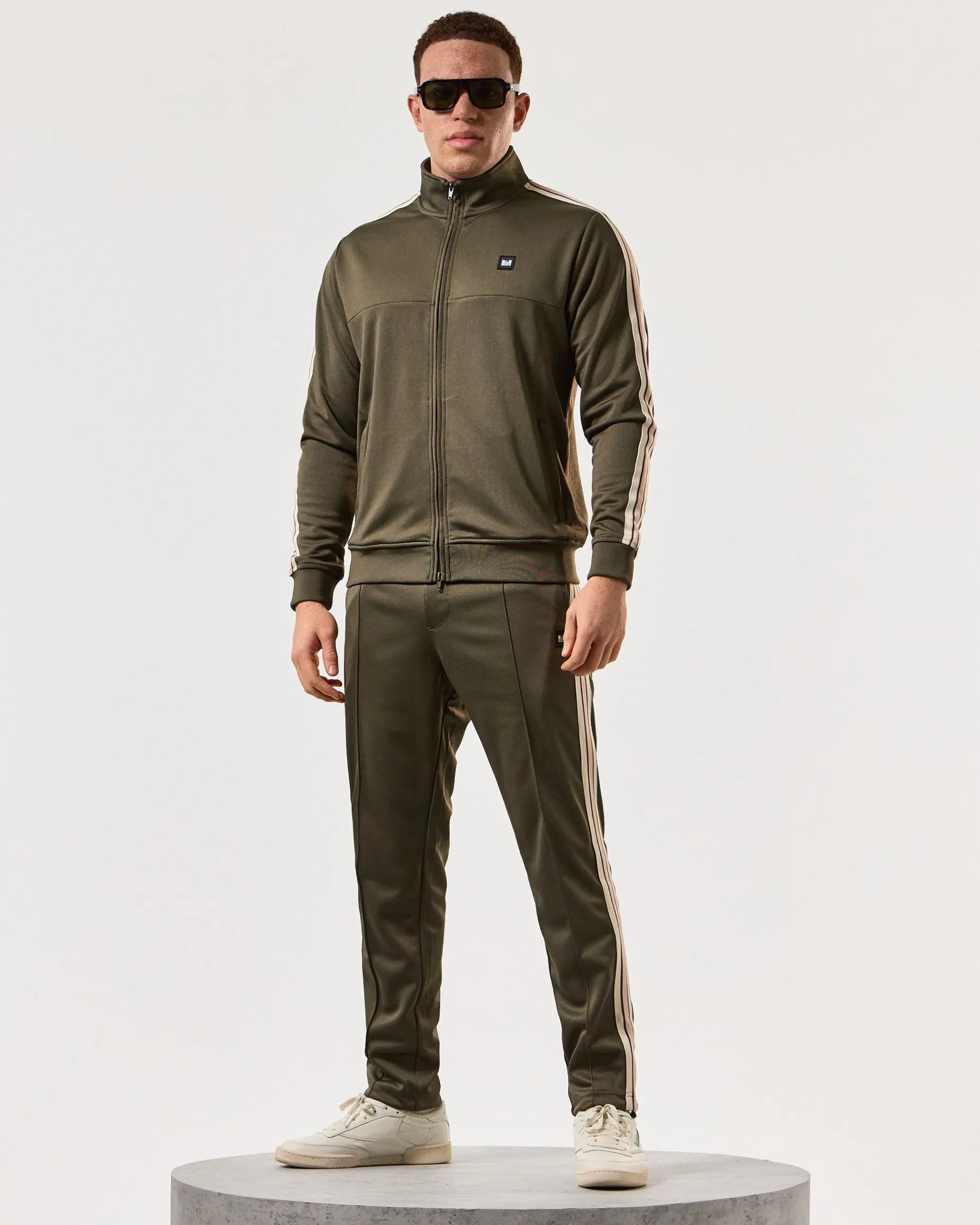 Hamoa Tricot Track Pants Castle Green