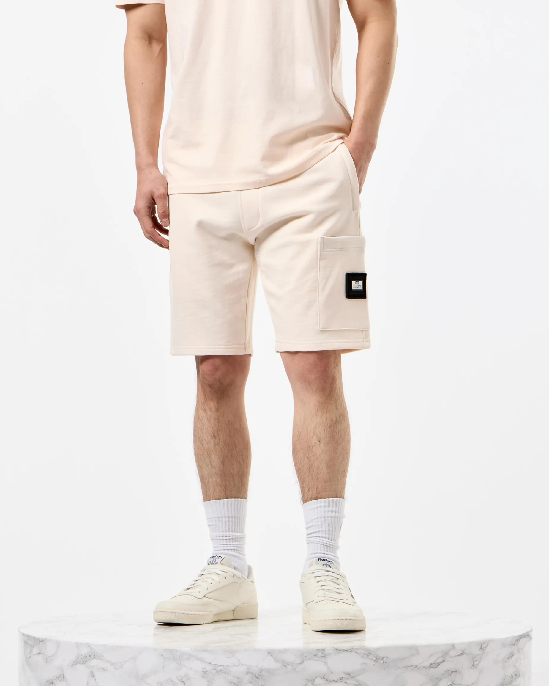 Hawkins Jogger Shorts Alabaster