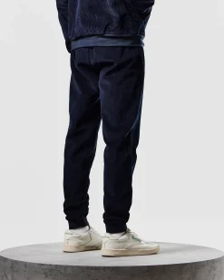 Hemsley Cord Track Bottoms Navy