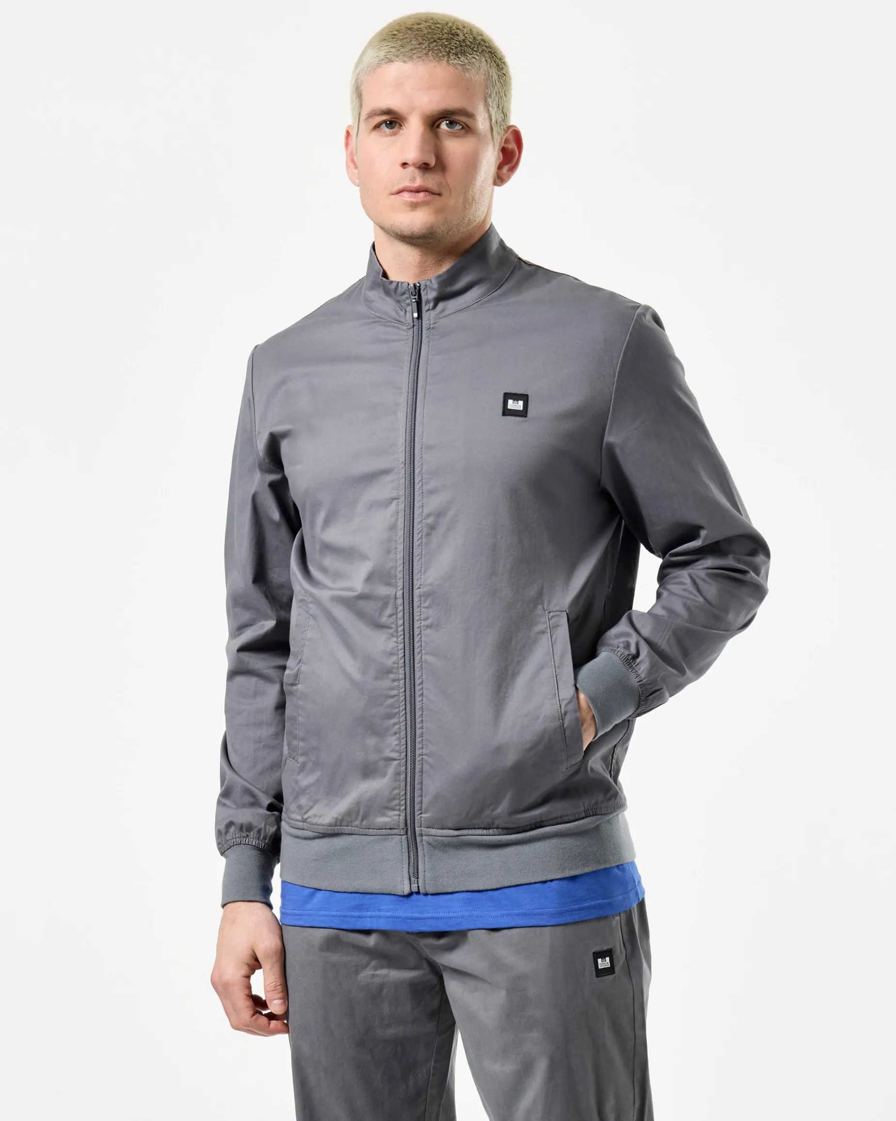 Hemsley Track Top Zinc