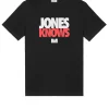 Jones Knows Graphic T-Shirt Black