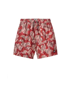 Kids Anzio Shorts Blaze Red Rain Camo