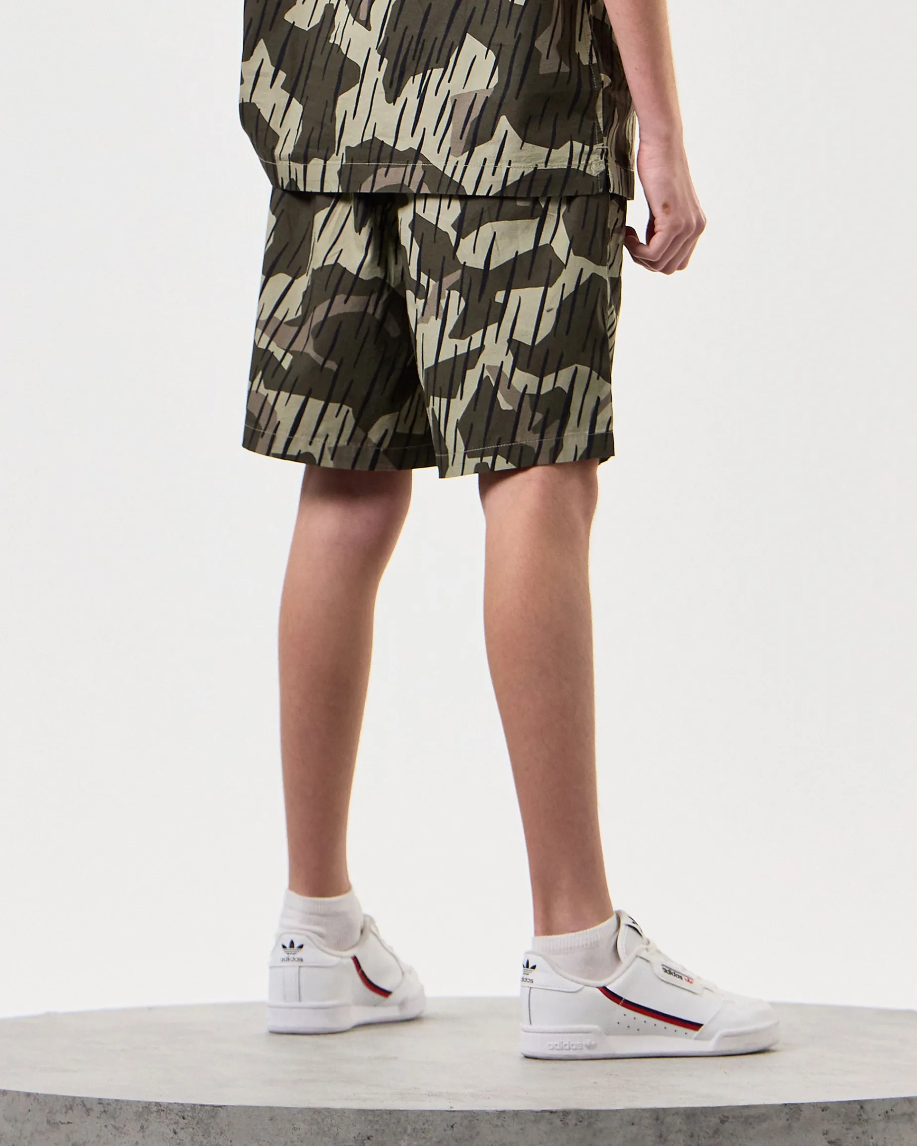 Kids Anzio Shorts Castle Green Rain Camo