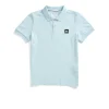 Kids Caneiros Polo Shirt Ocean Wave Blue