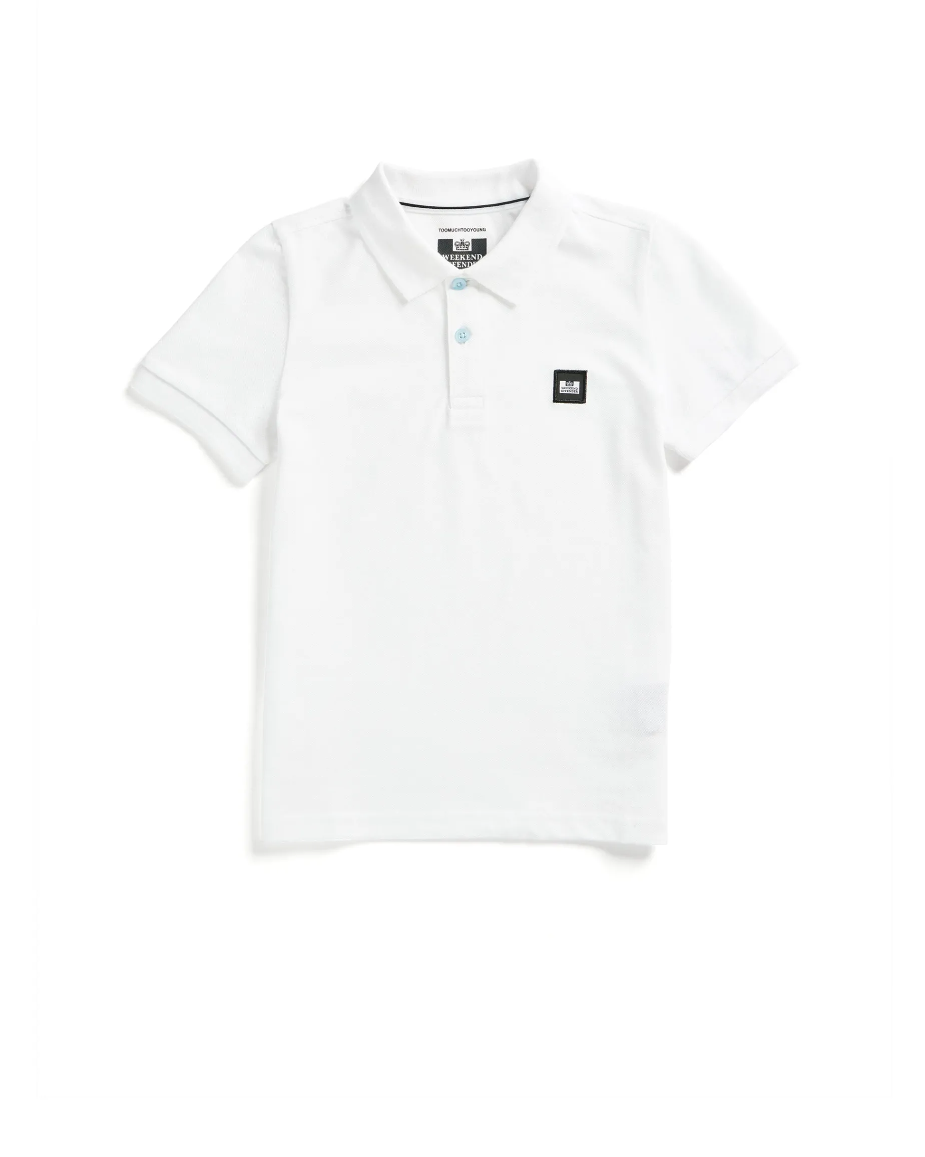 Kids Caneiros Polo Shirt White