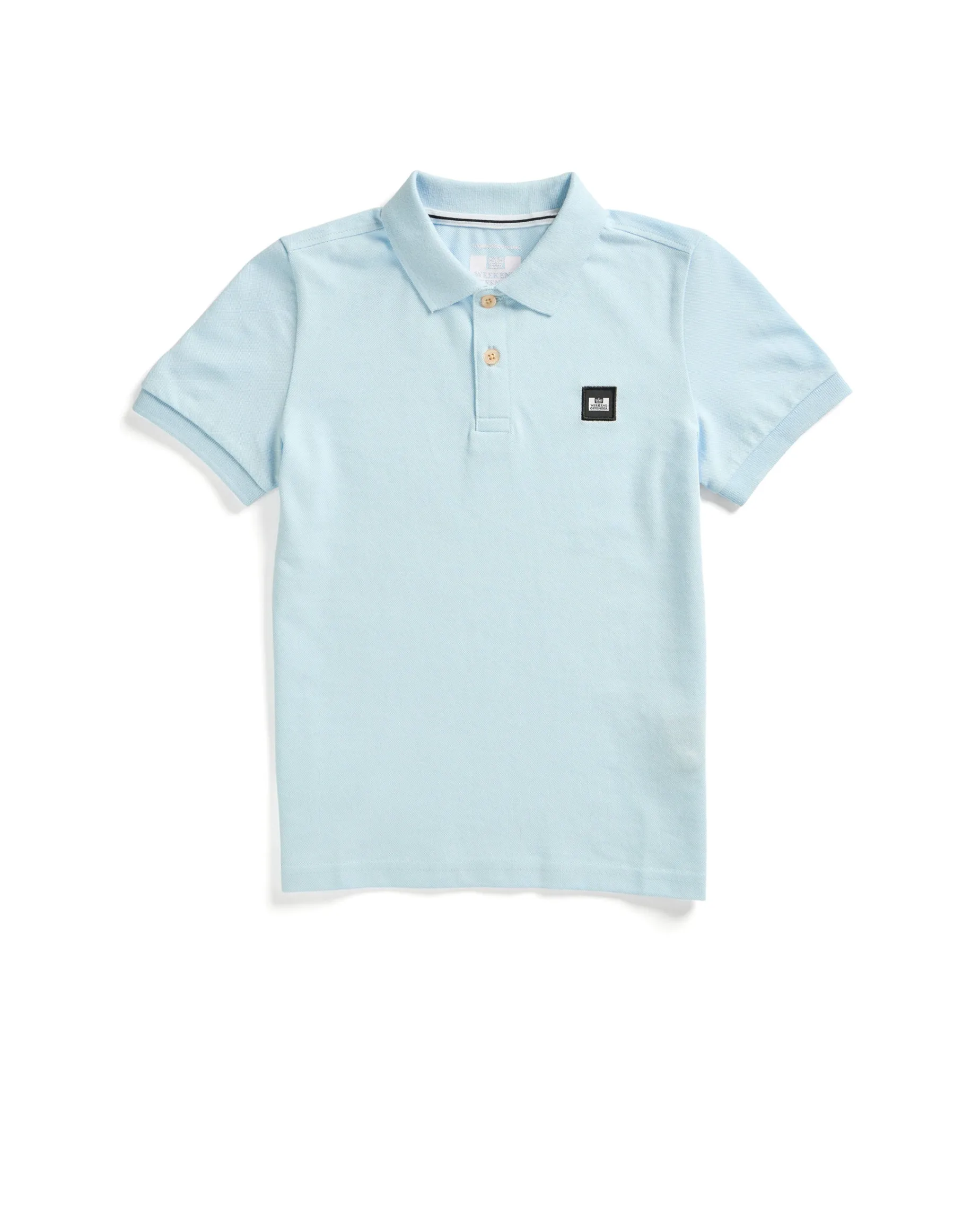Kids Caneiros Polo Shirt Ocean Wave Blue
