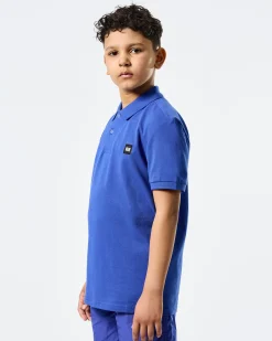 Kids Caneiros Polo Shirt Bluebell