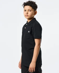 Kids Caneiros Polo Shirt Black