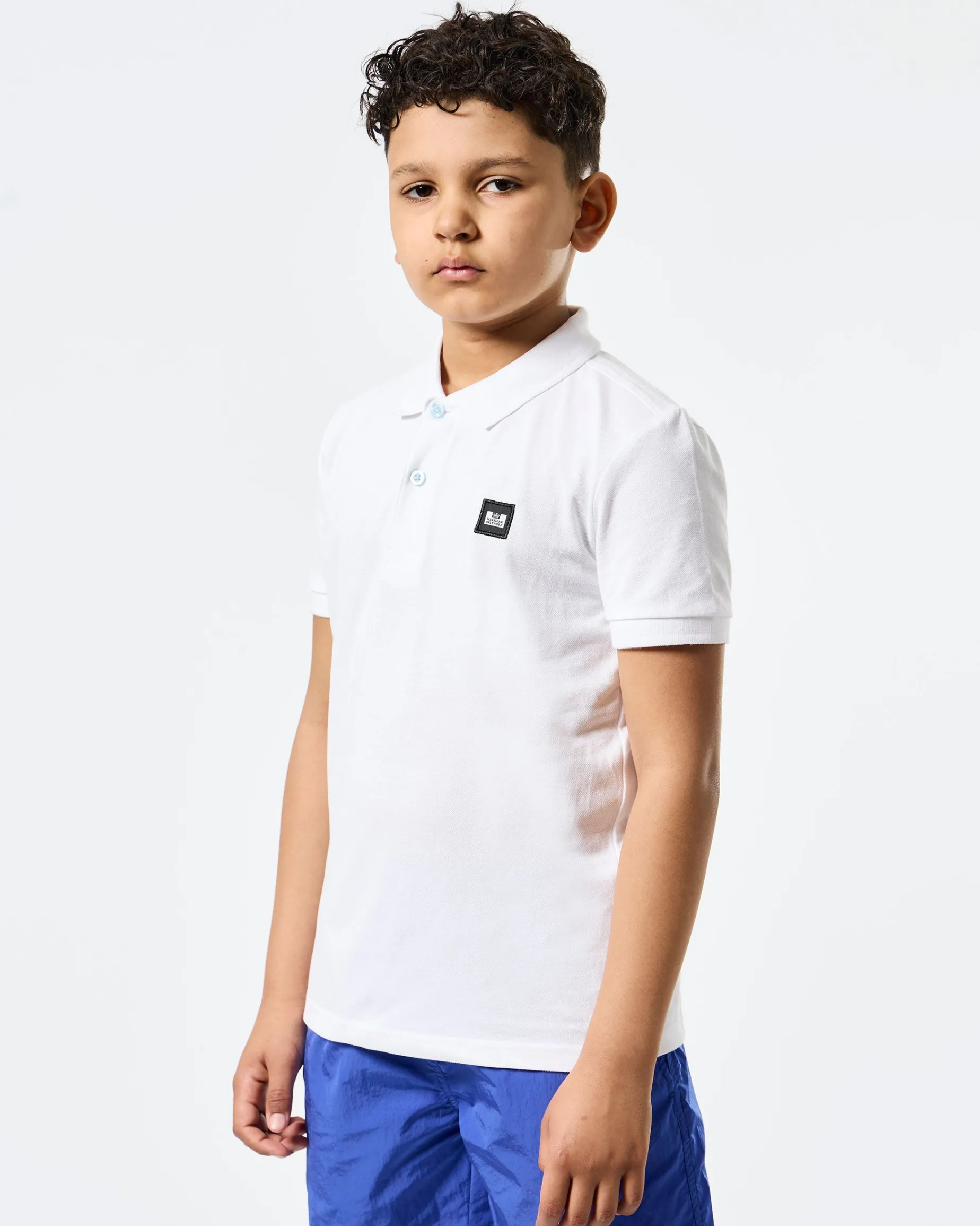 Kids Caneiros Polo Shirt White