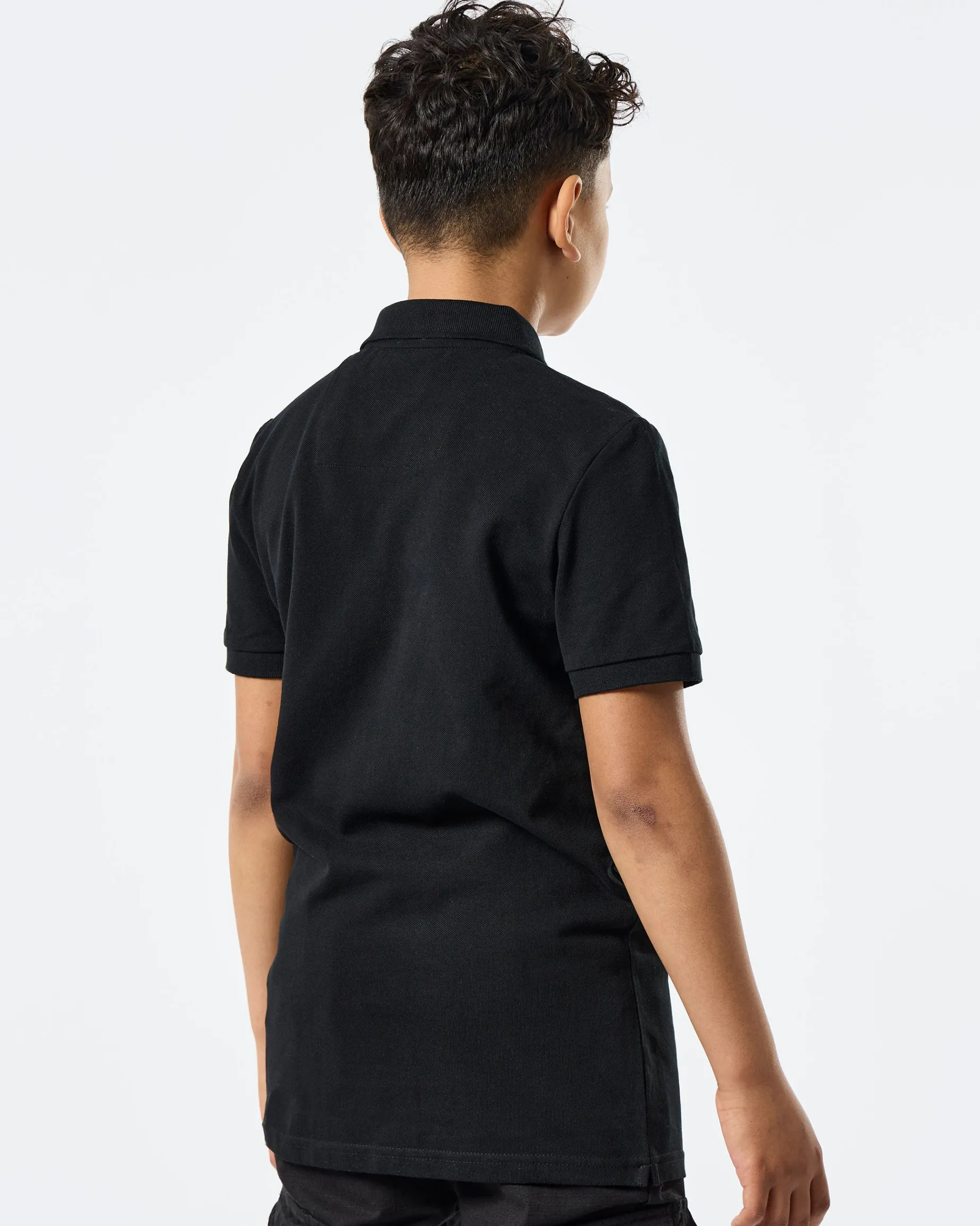 Kids Caneiros Polo Shirt Black