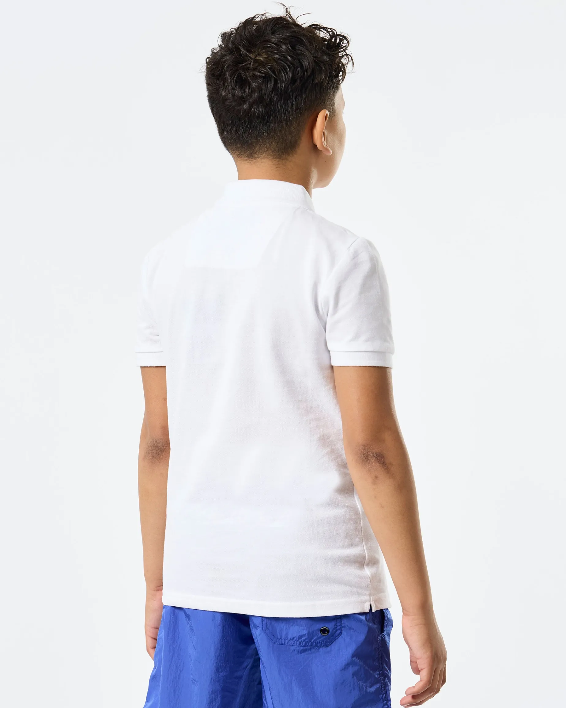 Kids Caneiros Polo Shirt White