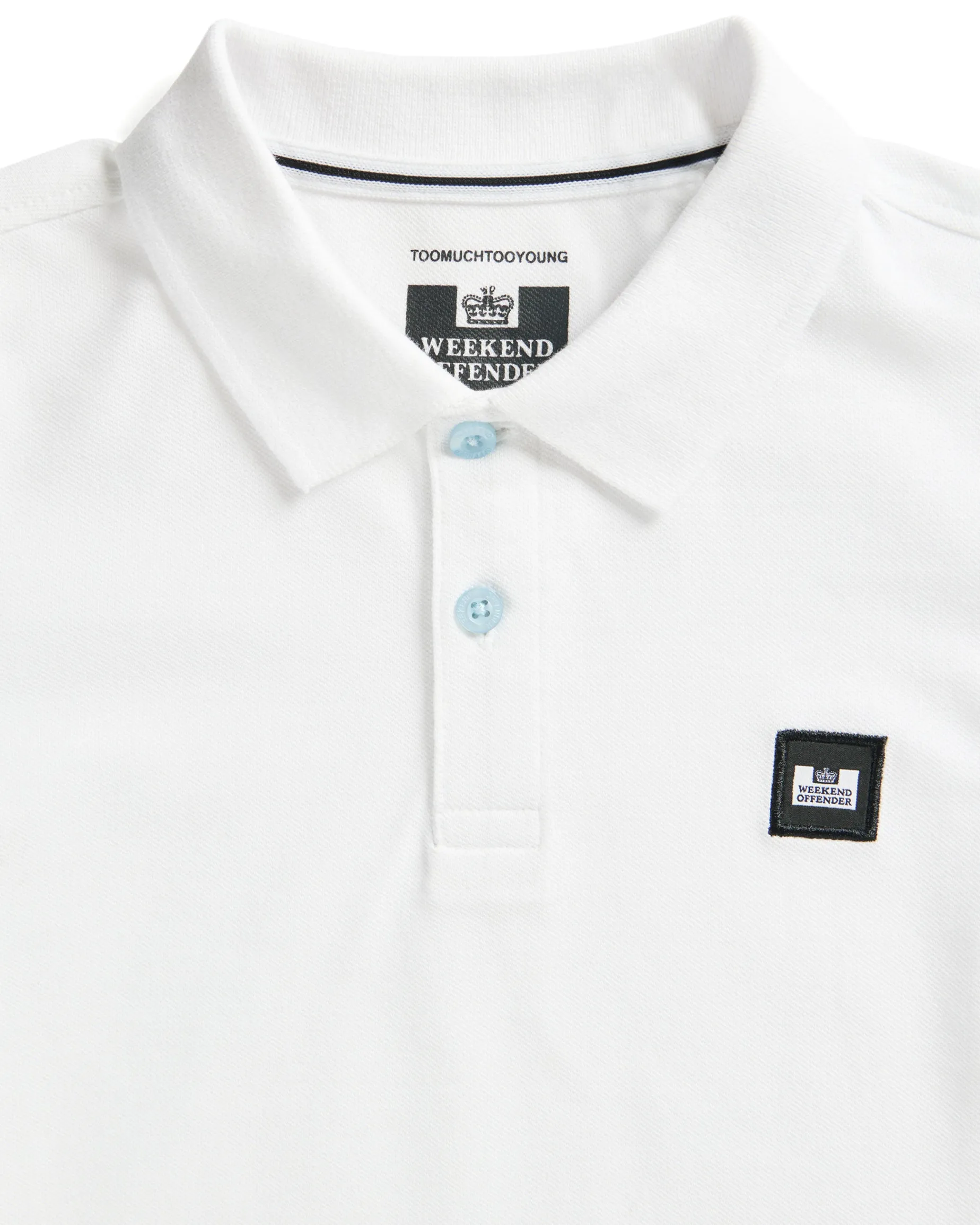 Kids Caneiros Polo Shirt White