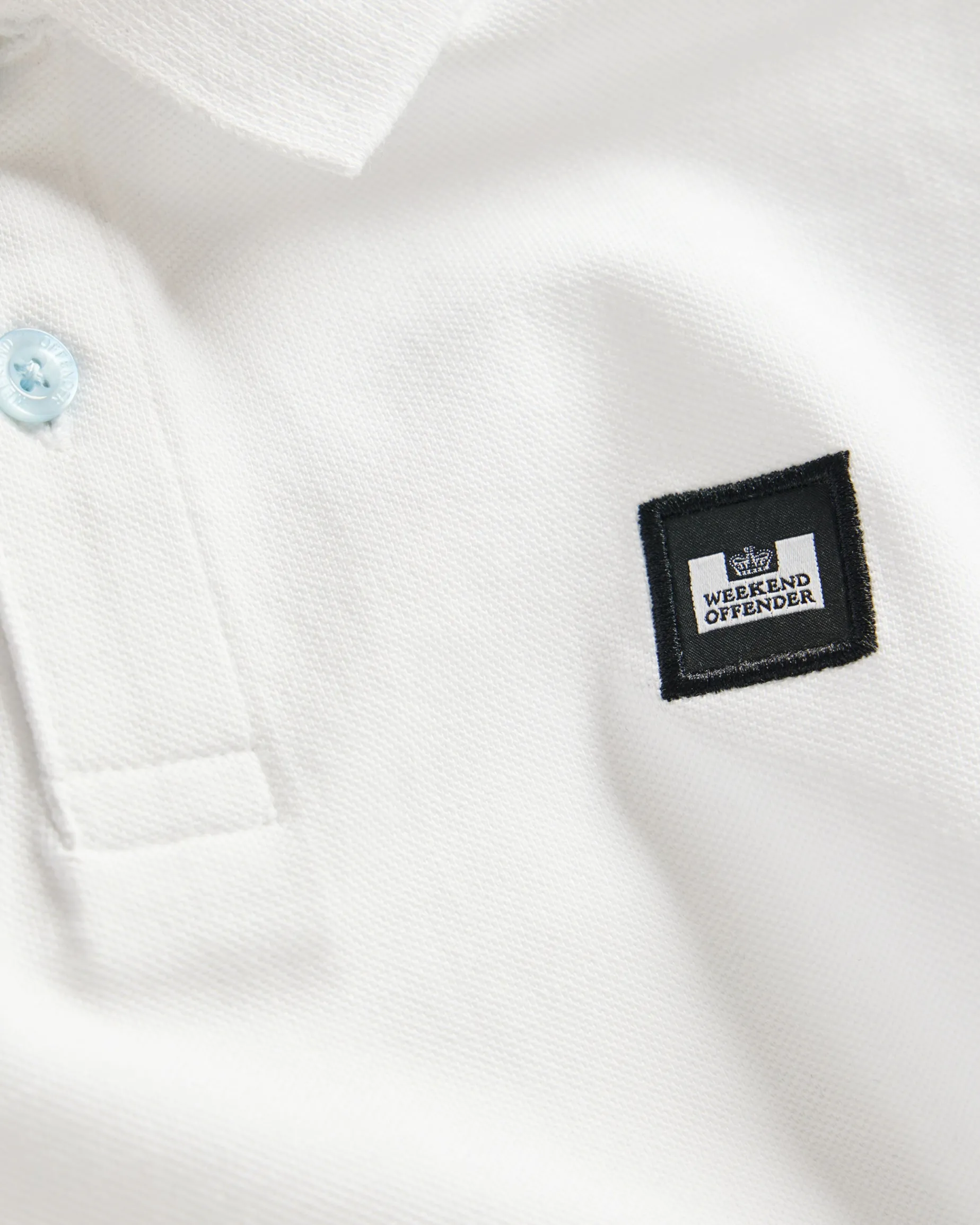 Kids Caneiros Polo Shirt White