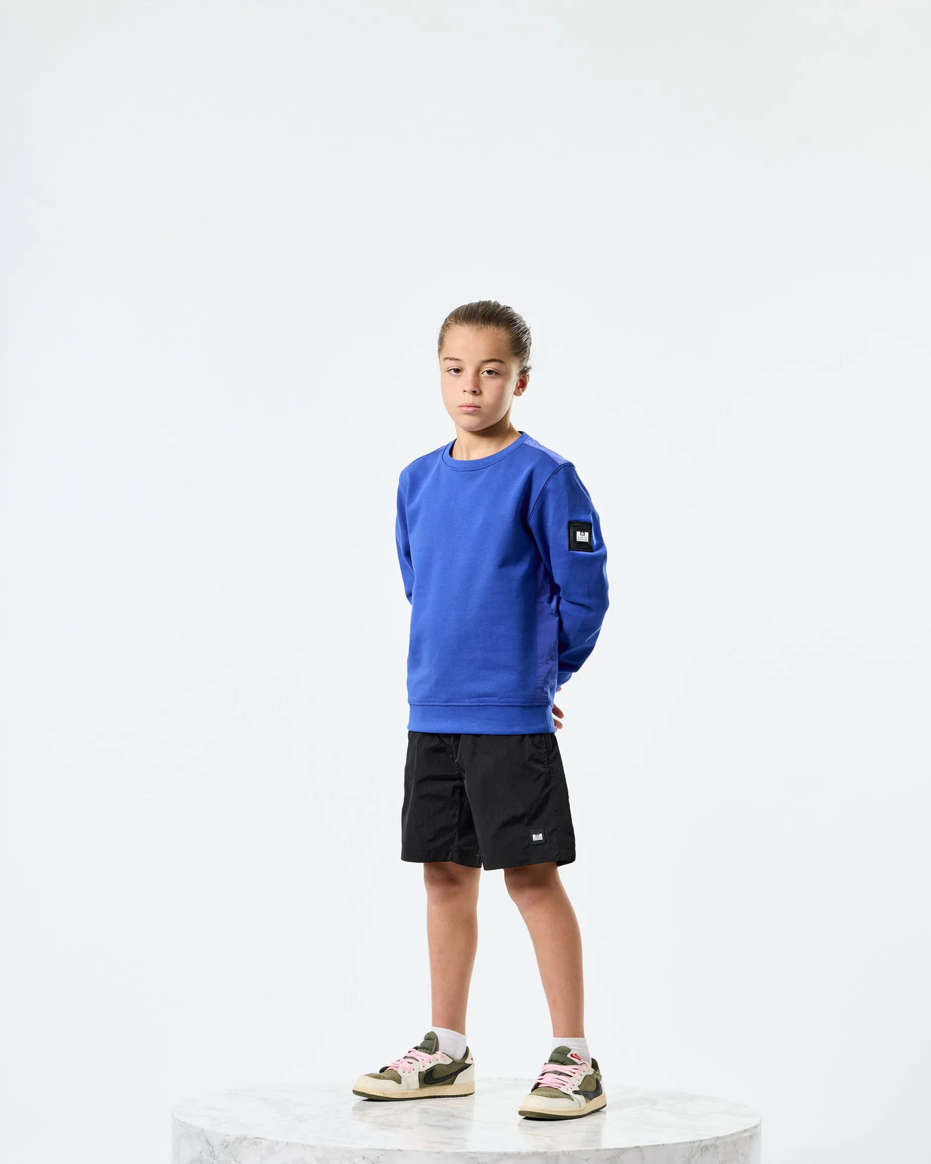 Kids F Bomb Sweatshirt Bluebell