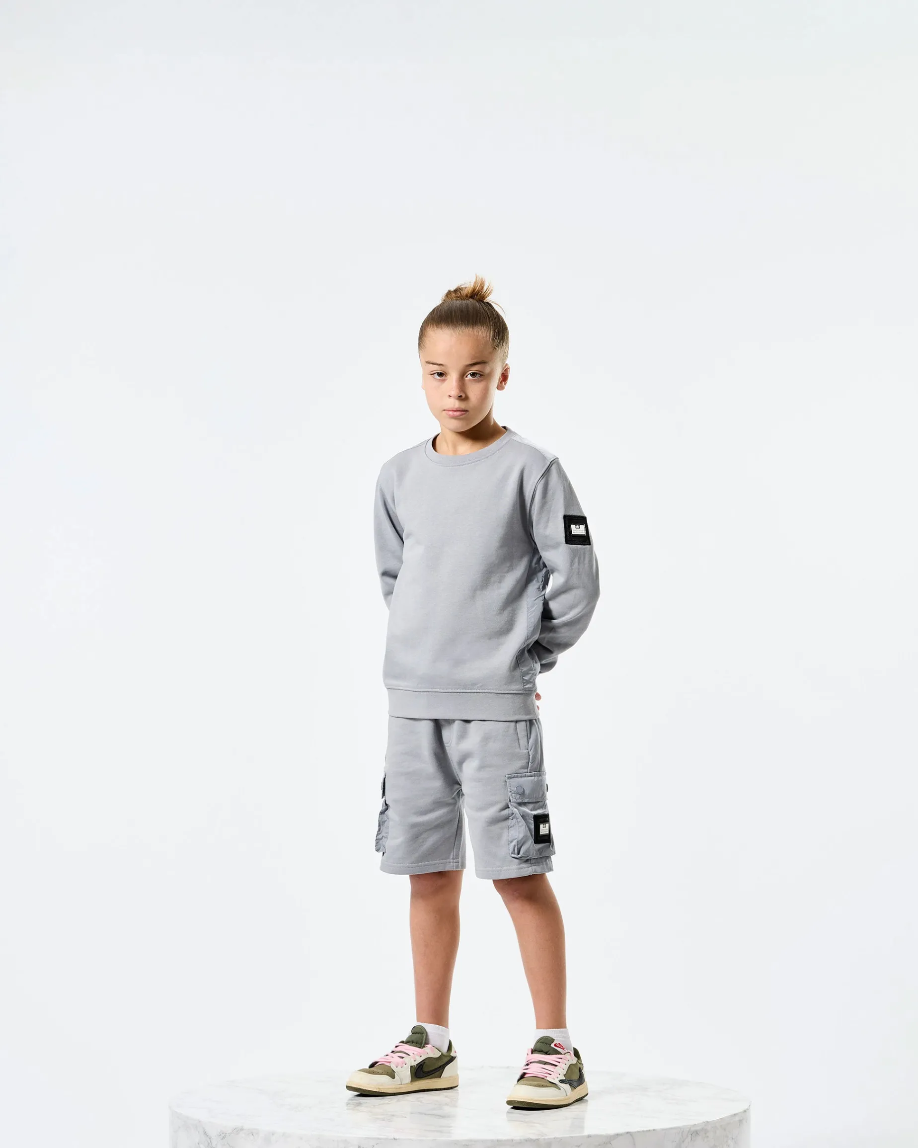 Kids F Bomb Sweatshirt Smokey Grey