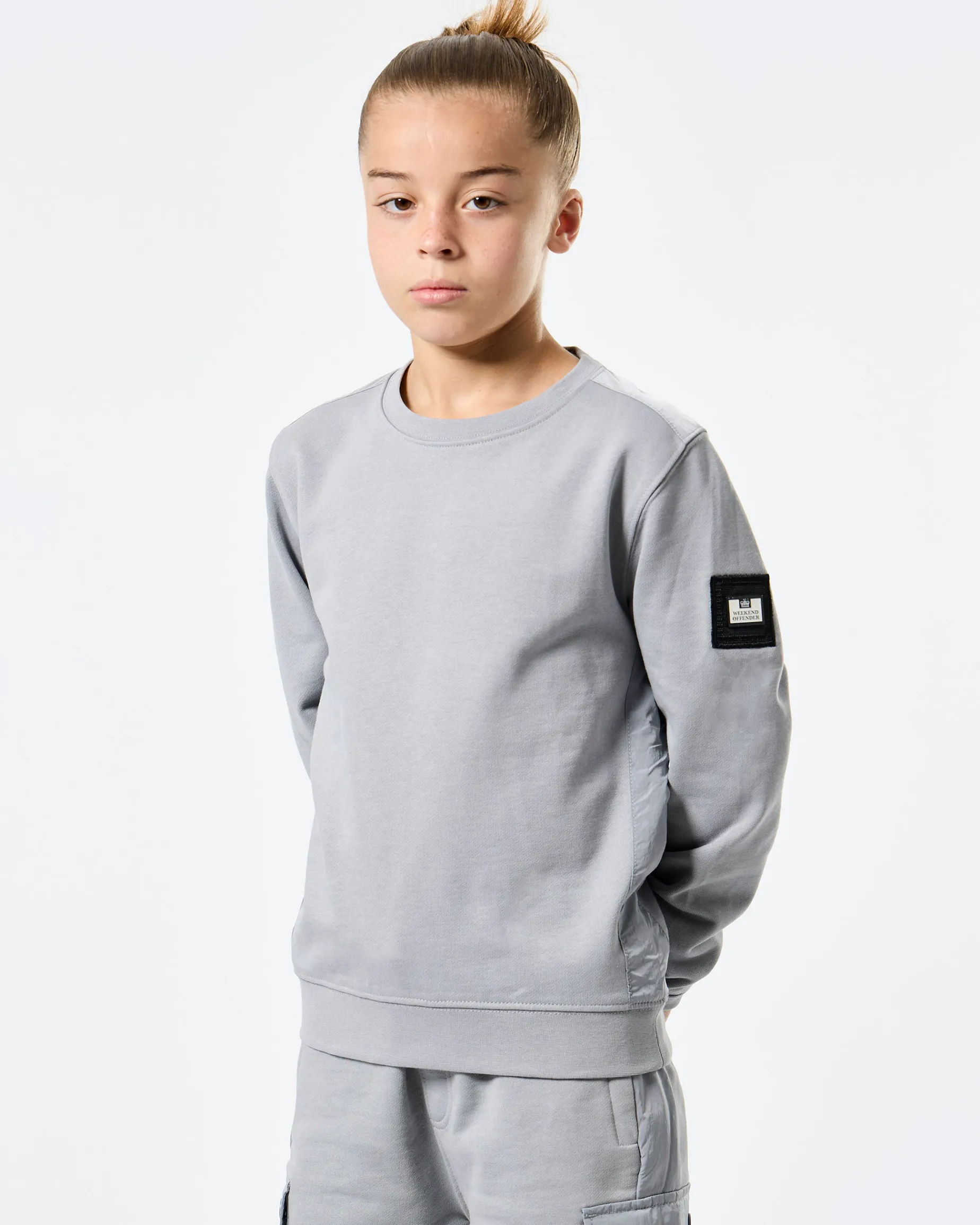 Kids F Bomb Sweatshirt Smokey Grey