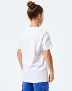 Kids Football + Festivals Graphic T-Shirt White