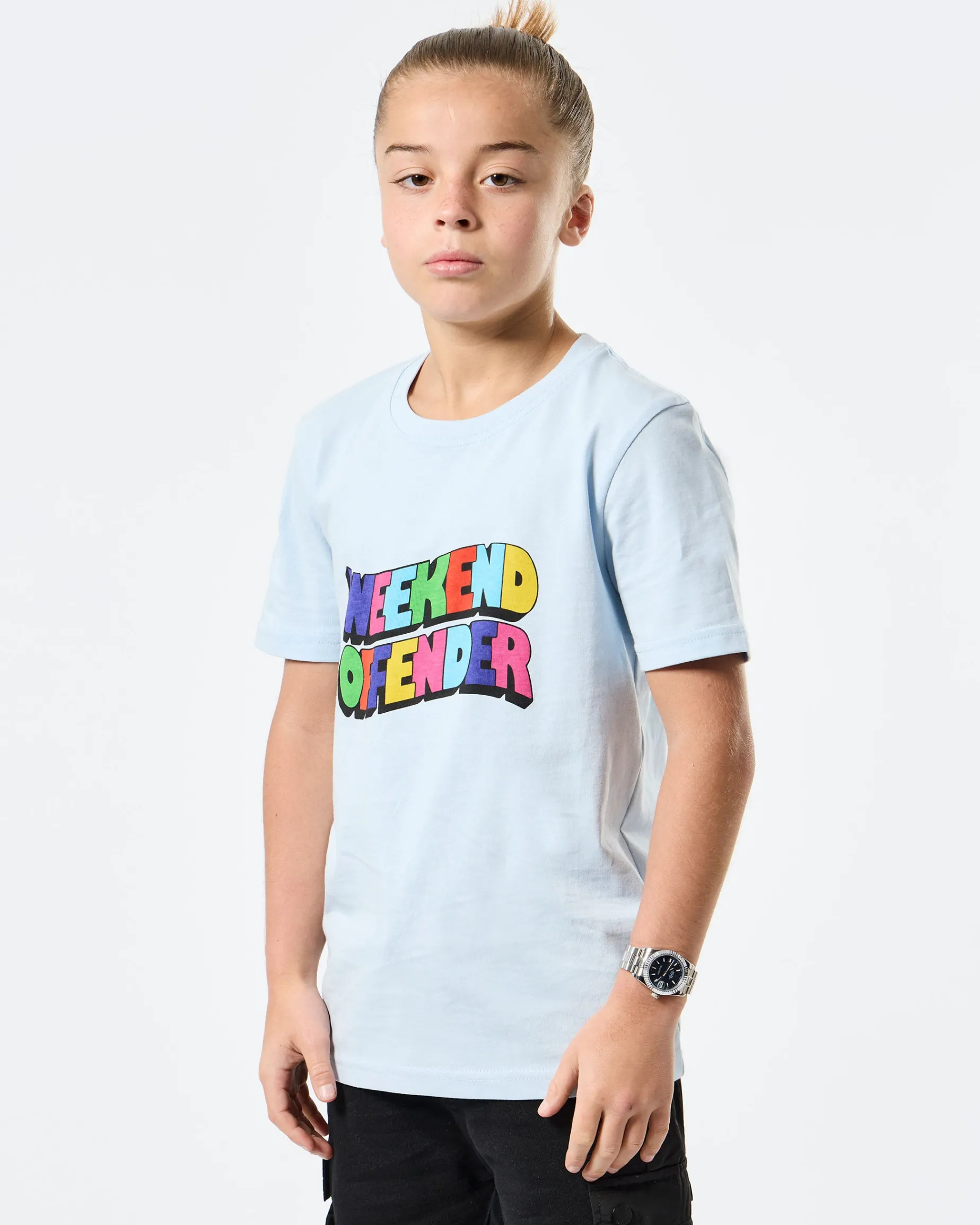 Kids Hallelujah Graphic T-Shirt Ocean Wave Blue