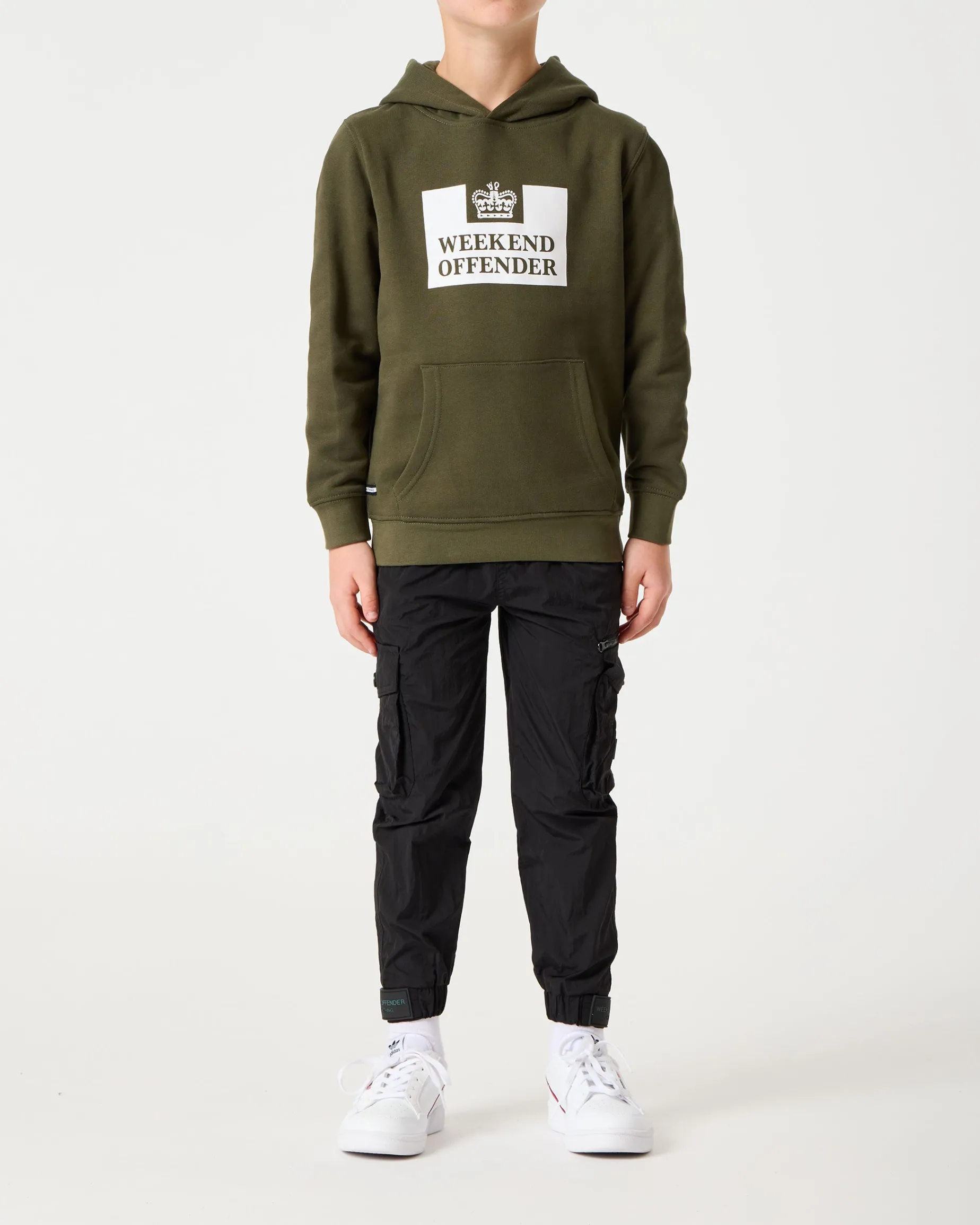 Kids HM Service Classic Hoodie Dark Green