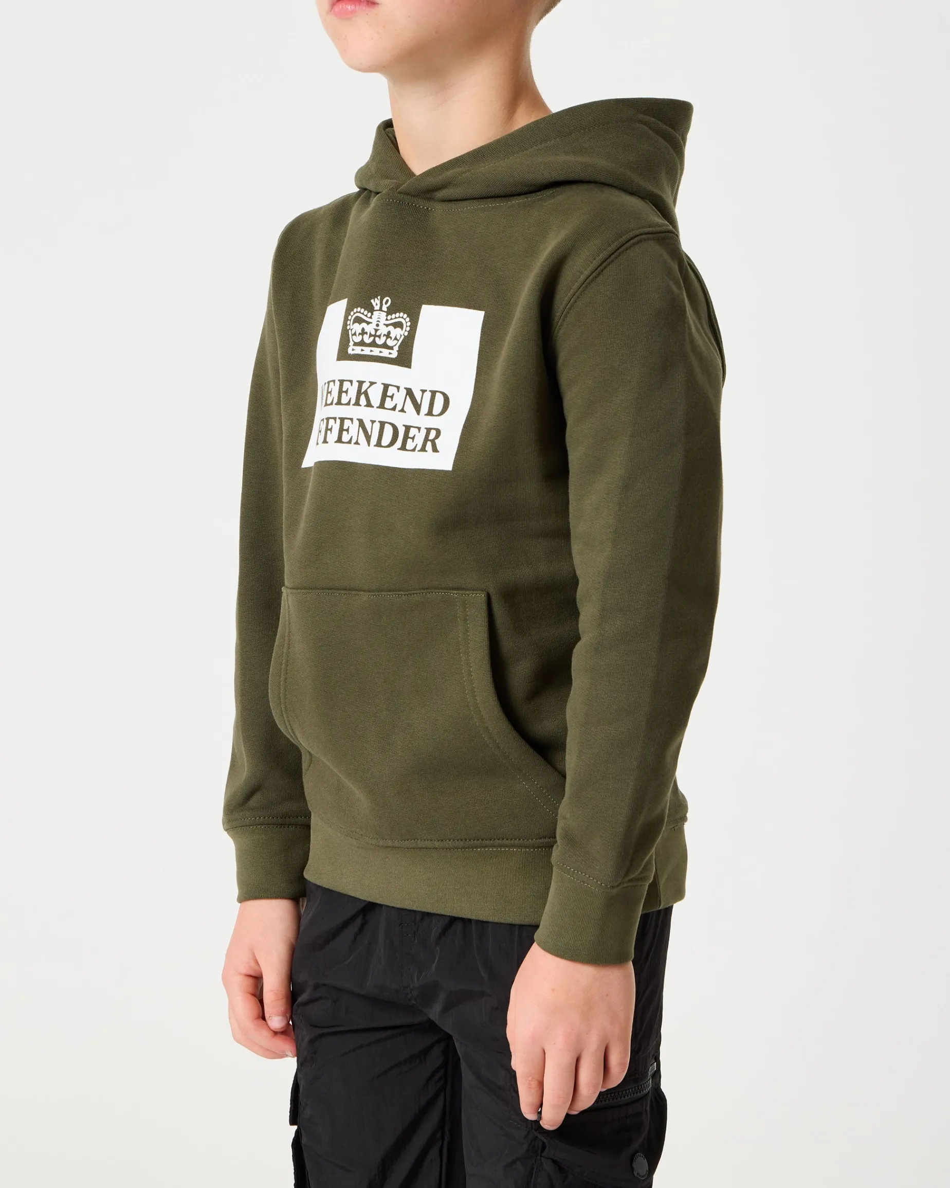 Kids HM Service Classic Hoodie Dark Green