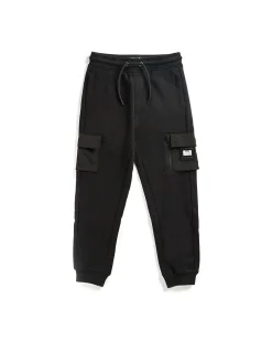 Kids Lippi Cargo Jogger Pants Black
