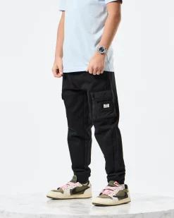 Kids Lippi Cargo Jogger Pants Black