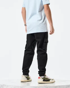 Kids Lippi Cargo Jogger Pants Black