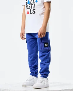 Kids Lippi Cargo Jogger Pants Bluebell