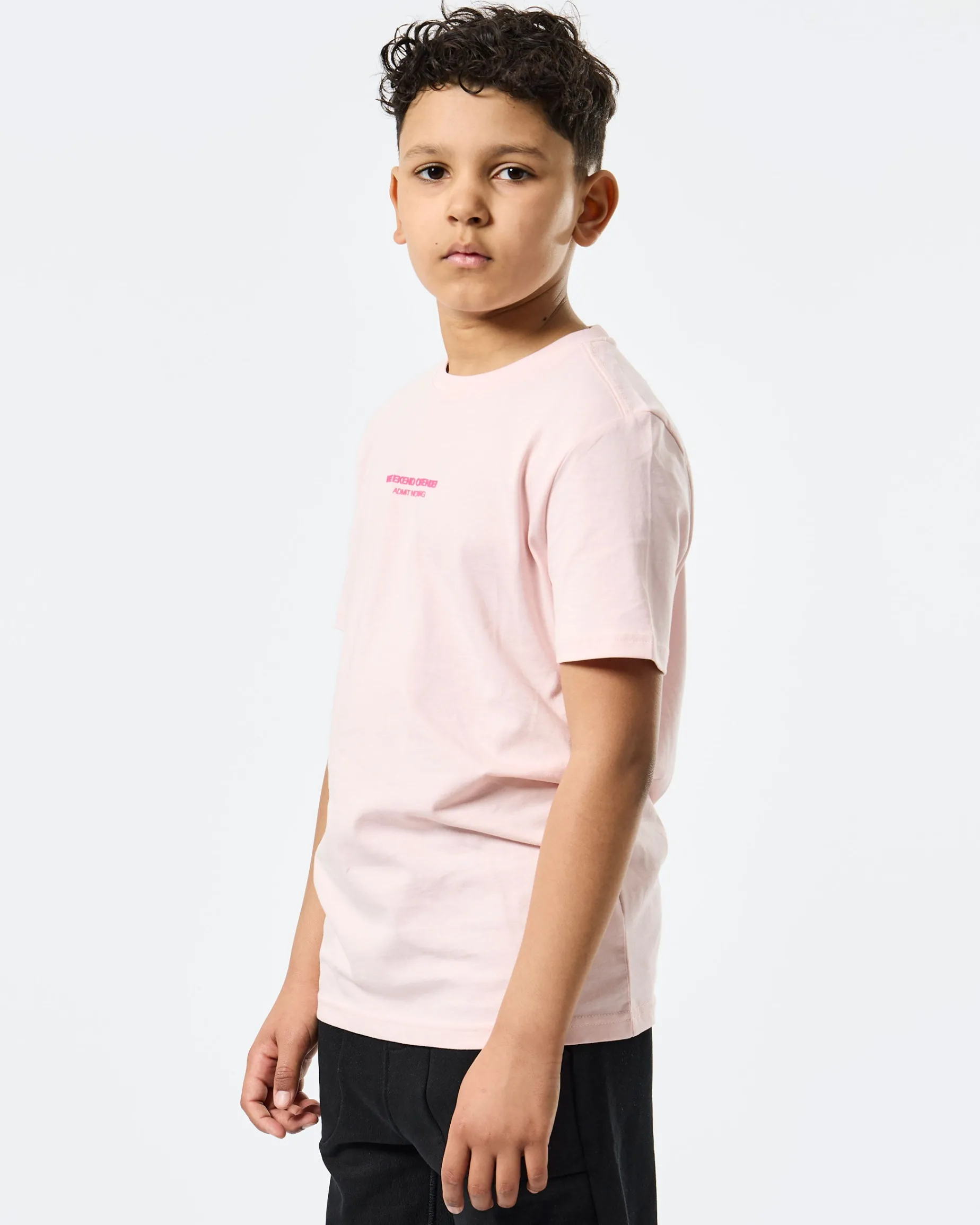 Kids Millergrove T-Shirt Pale Blush Pink/Candy Pink