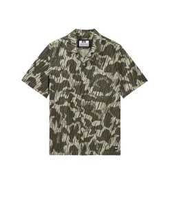 Kids Monuriki Camo Shirt Castle Green Rain Camo