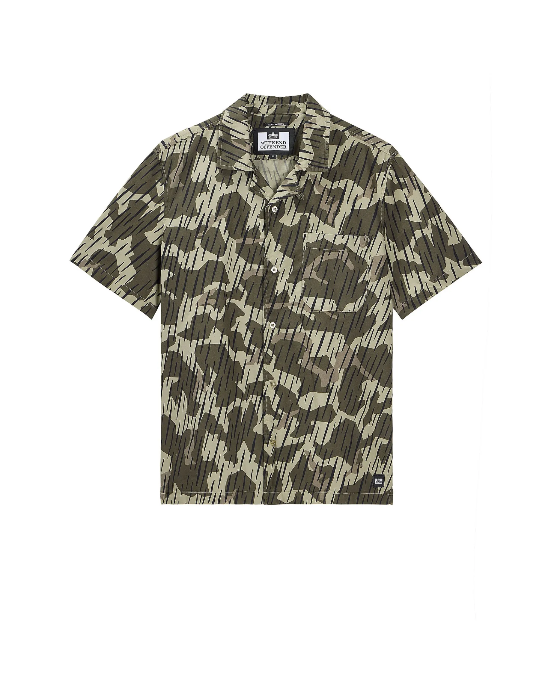 Kids Monuriki Camo Shirt Castle Green Rain Camo