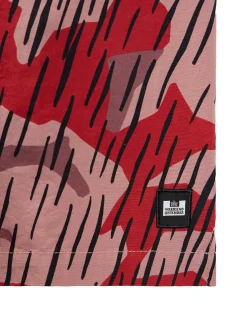 Kids Monuriki Camo Shirt Blaze Red Rain Camo