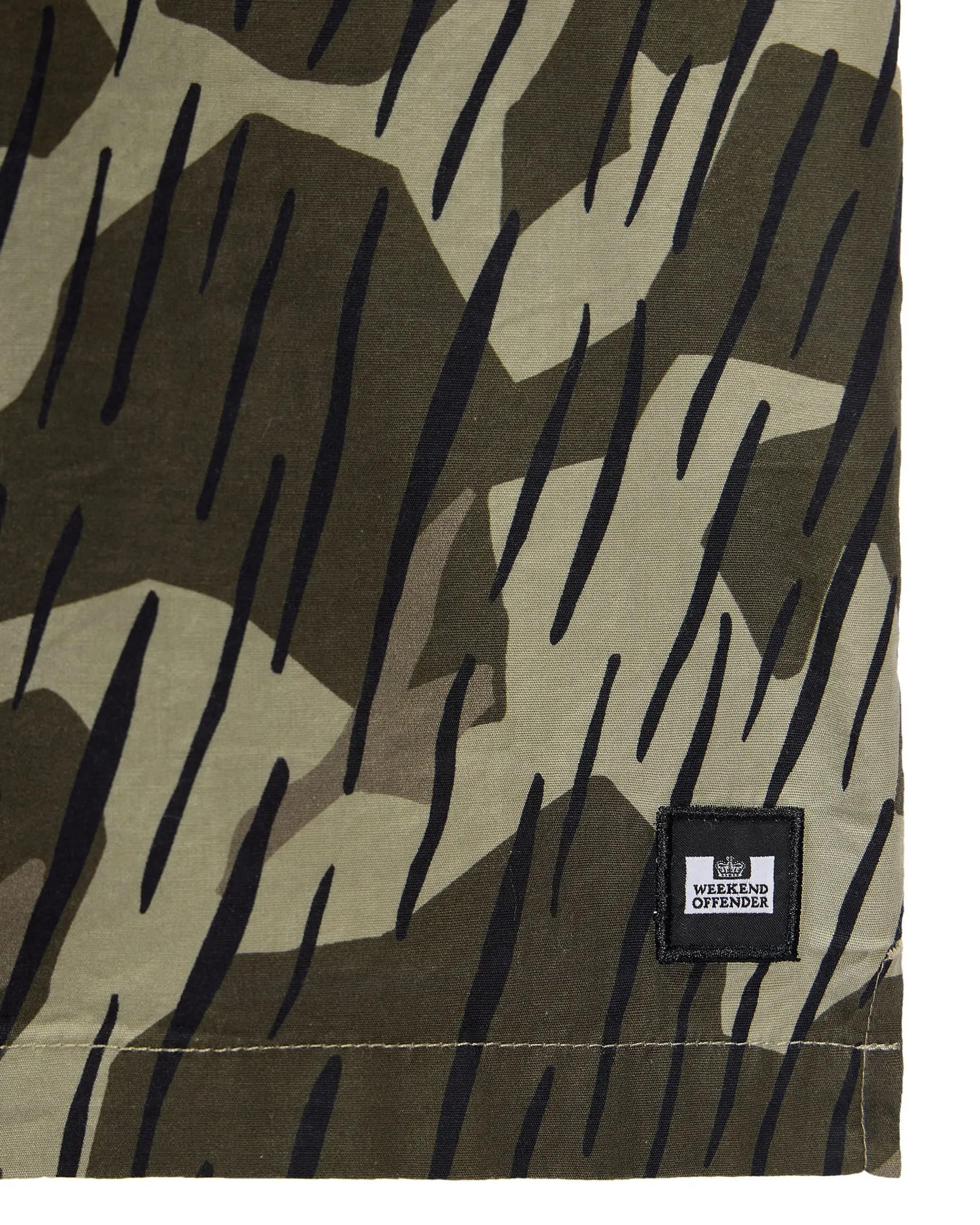 Kids Monuriki Camo Shirt Castle Green Rain Camo