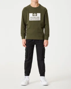 Kids Penitentiary Classic Sweatshirt Dark Green