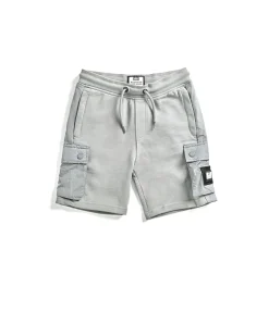 Kids Pink Sands Jogger Shorts Smokey Grey