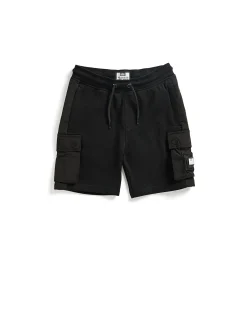 Kids Pink Sands Jogger Shorts Black
