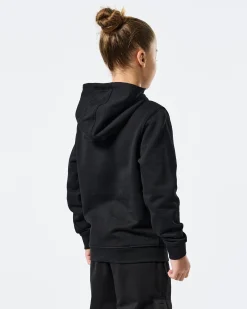 Kids Ribbe Hoodie Black