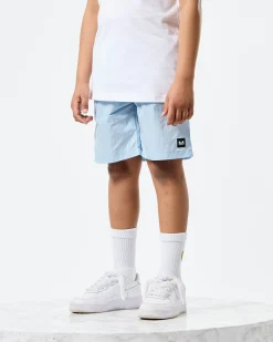Kids Stacks Swim Shorts Ocean Wave Blue