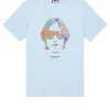 Kinky Afro Graphic T-Shirt Ocean Wave