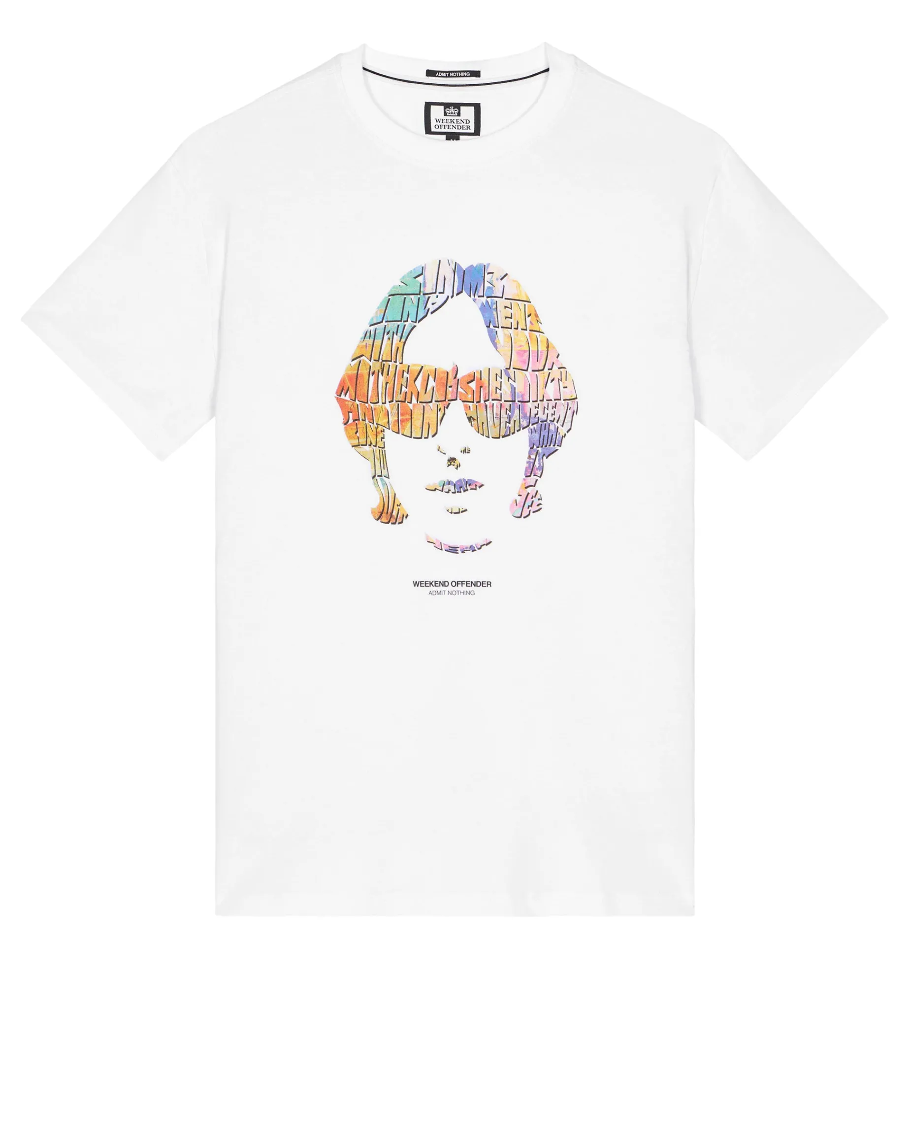Kinky Afro Graphic T-Shirt White