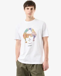 Kinky Afro Graphic T-Shirt White