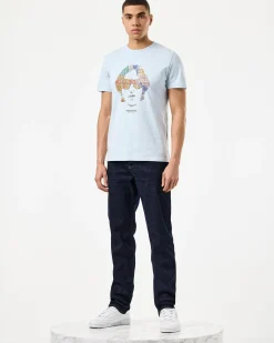 Kinky Afro Graphic T-Shirt Ocean Wave