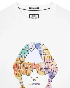 Kinky Afro Graphic T-Shirt White