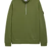 Kraviz Quarter Zip Sweatshirt Sapling Green