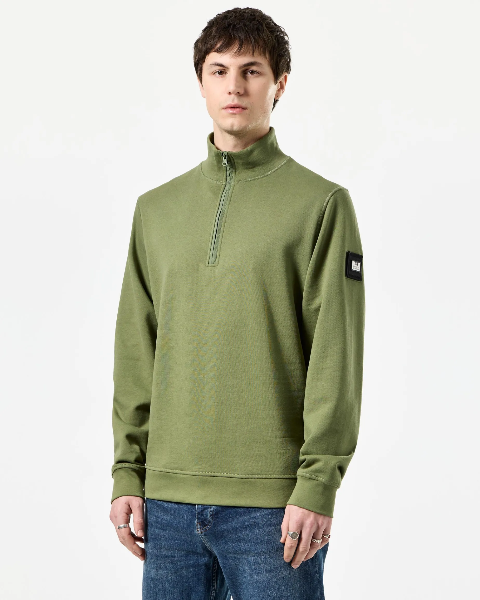 Kraviz Quarter Zip Sweatshirt Sapling Green