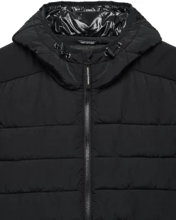 La Gaurdia Puffer Jacket Black - Plus Size