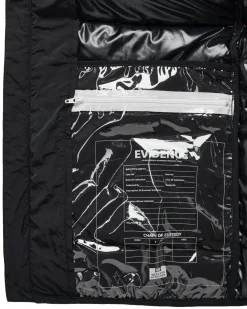 La Gaurdia Puffer Jacket Black - Plus Size