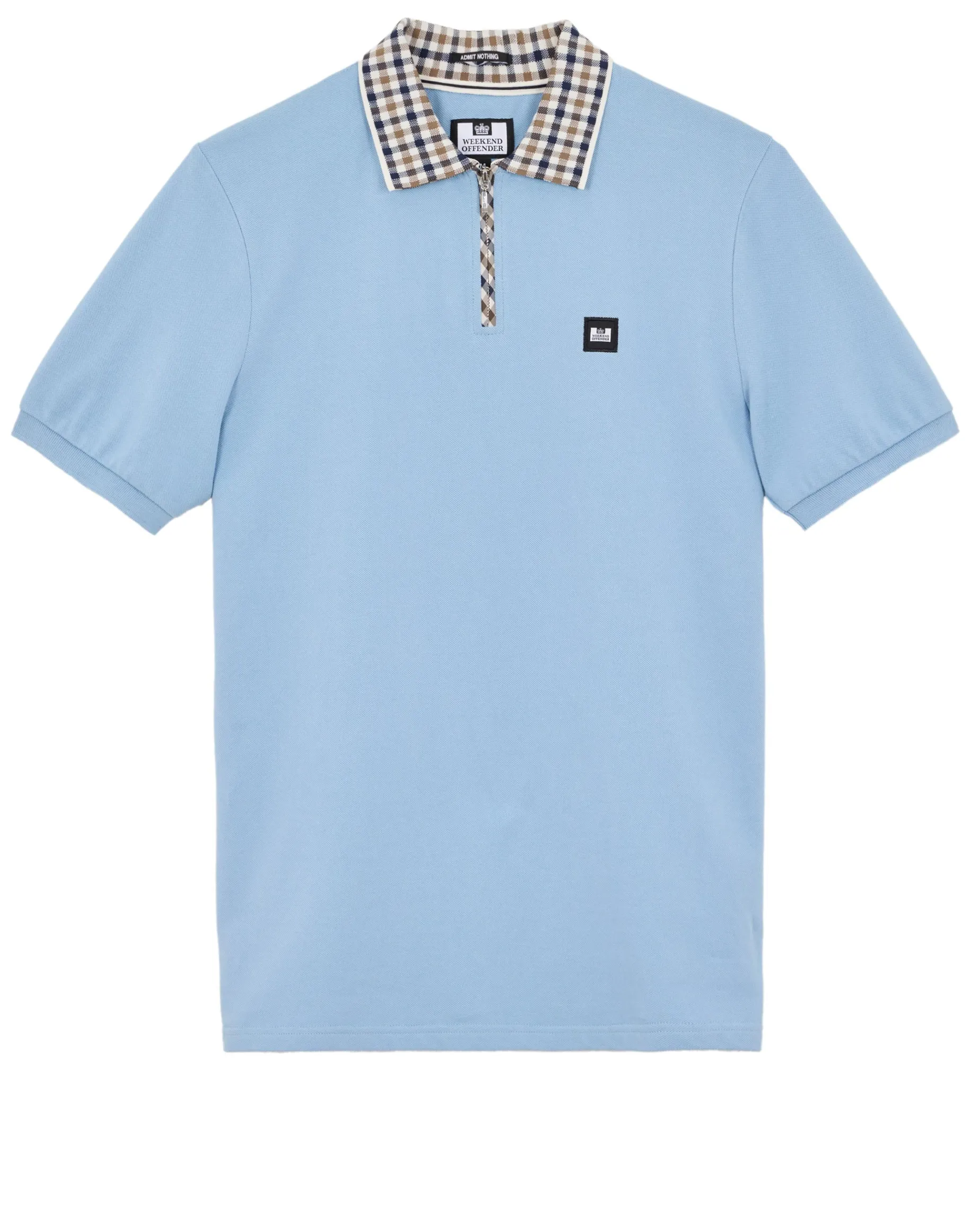 Lachine Polo Shirt Sea Marine Blue/Mid House Check