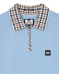 Lachine Polo Shirt Sea Marine Blue/Mid House Check