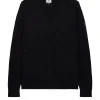 Lauda Knitted Wool Cardigan Black